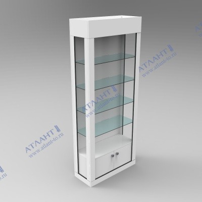 Витрина СКАНДИ КСВ-8 задняя стенка белая